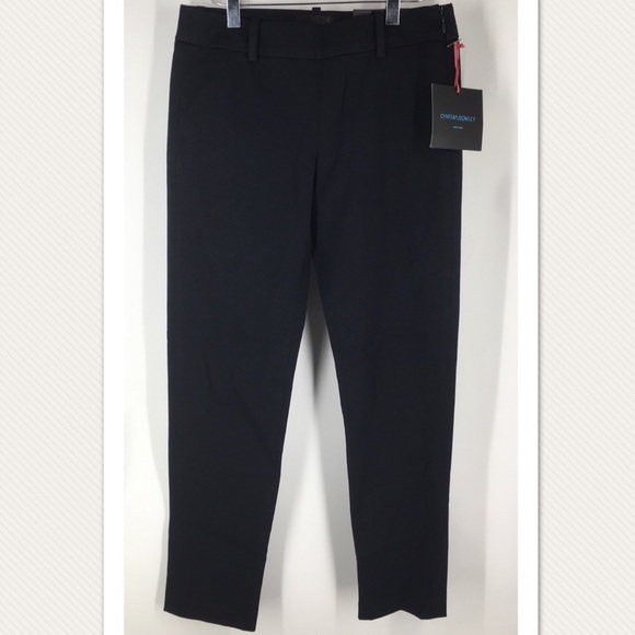 NWT CYNTHIA ROWLEY Blue Pia Trousers Size 0 - Picture 1 of 7